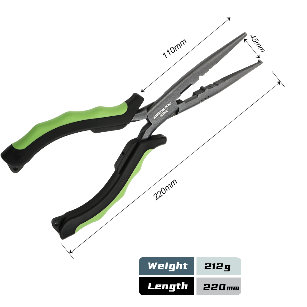 Pince de pêche à long bec JIGG - Saltwater Line avis et prix