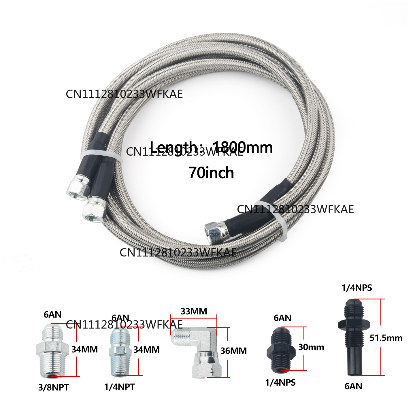 Kit de tuyaux de refroidisseme - Braided Line avis et prix