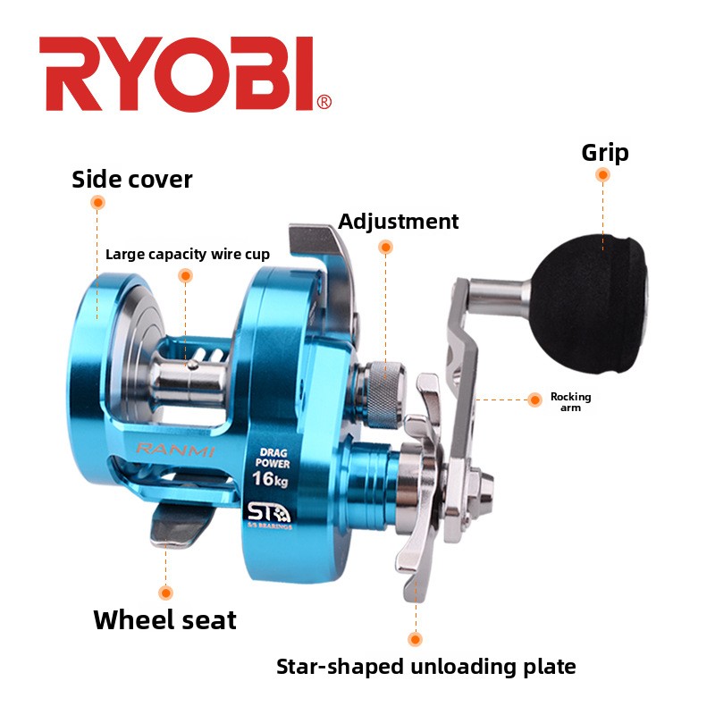 RANMIN Nouveau moulinet à tamb - Ice Fishing Line avis et prix